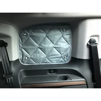 Preview: Thermomatten Premium Spacetourer/Campster/Vanster/Traveller/Crosscamp/ProAce Verso (nicht City)/Zafira Life Komplettset - zum Konfigurieren - mit farbigem Einfassband